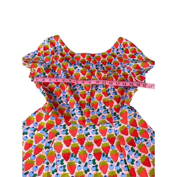EVA ROSE Strawberry Print Dres - Picture 5 of 11